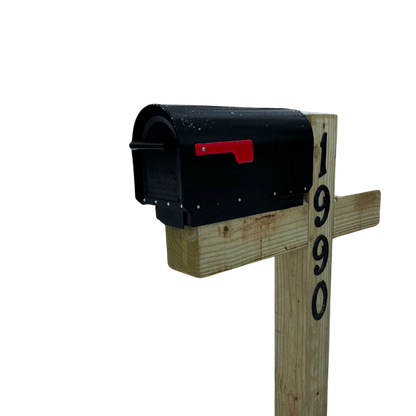 Black mailbox slide